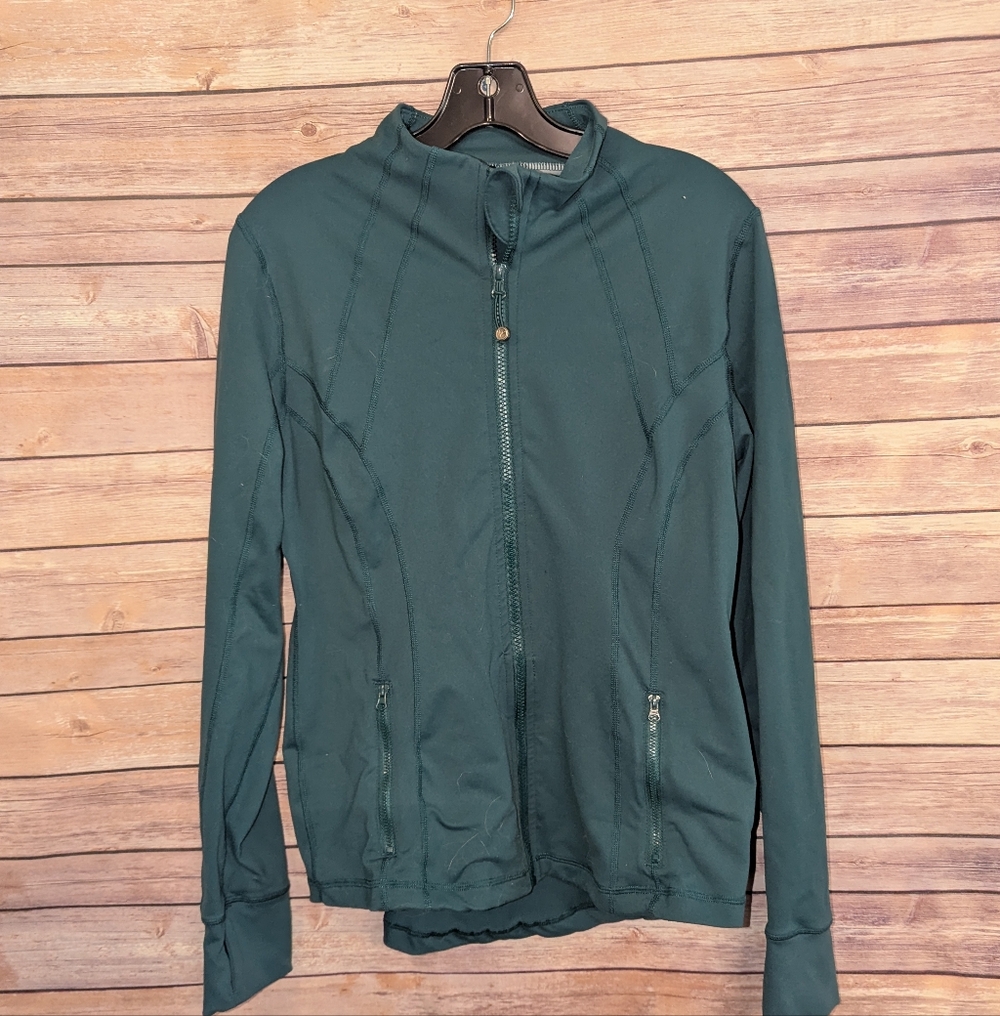 90 Degree by Reflex Athletic Jacket, Size M. Green #E23